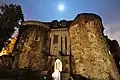 The Mordelles Gates, built in 1440, by night.