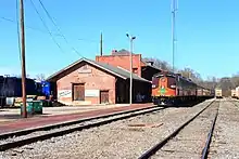 Illinois Central Depot now used by Grenada Railway.