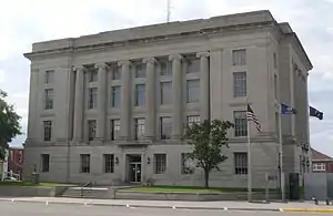 Rooks County courthouse in Stockton