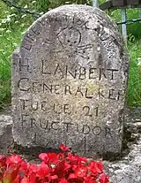 Gravestone of General H. Lambert