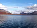 The Tangle Lakes are popular with people using canoes