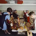 On-board service on SAS in 1969.