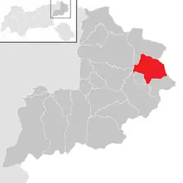 Location in the district
