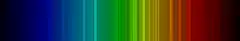 Color lines in a spectral range