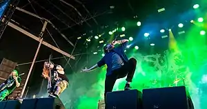 Suicide Silence performing at 2017's Rock am Ring festival.
