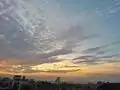 Sunrise in Dhaka.