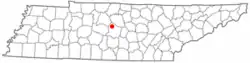 Location of Smyrna, Tennessee