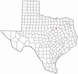 Location of Venus, Texas