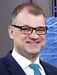Juha Sipilä (1961-04-25) 25 April 1961 (age 62), served 2015–2019
