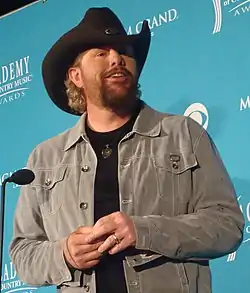 Keith at the 45th Annual Academy of Country Music Awards in Las Vegas, Nevada on April 18, 2010