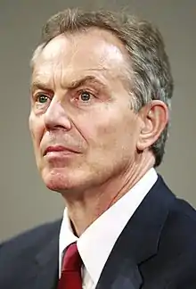 Portrait of Tony Blair in 2010