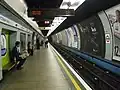 Southbound Victoria line platform looking north