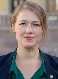 Party LeaderUne Aina Bastholm(Green)from Oslo