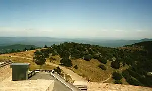 View to the east, to Vaucluse
