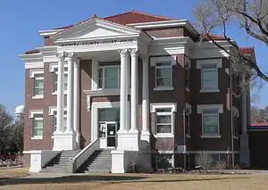 Wichita County courthouse in Leoti