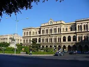 Exterior of the station building.