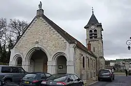 The church in Jouy-lès-Reims