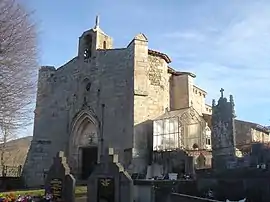 The church in Aubusson-d'Auvergne