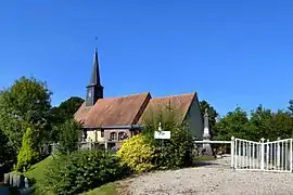 The church in Castillon-en-Auge