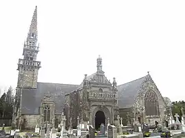 The church of Our Lady, in Trémaouezan