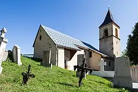 The church of Notre-Dame de l'Assomption, in Villard-Notre-Dame