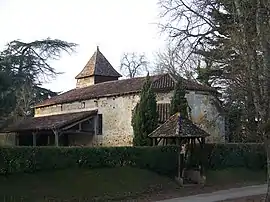 The church in Le Houga