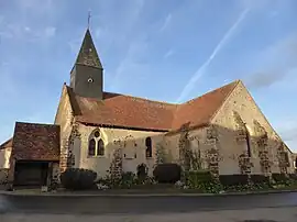 The church in Le Mesnil-Thomas