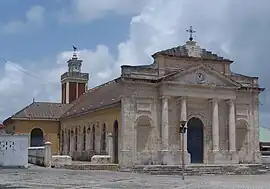 The church of Saint-Jean-Baptiste, in Le Moule