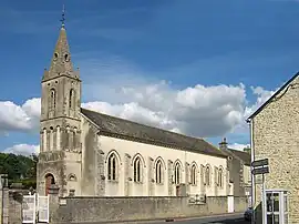 The church in Saint-Martin-des-Entrées