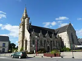 The church of Saint-Pierre, in Maël-Carhaix