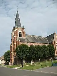 The church in Fréchencourt