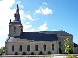 The church in Laneuville-sur-Meuse