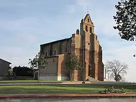 The church in Montgazin