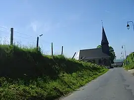 The church in Villers-sur-Auchy