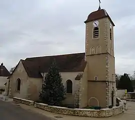 The church in Foucherans