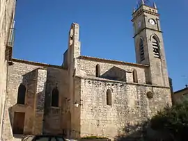 The church of Saint-Geniès-des-Mourgues