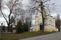 Church of Saint Wenceslaus in the centre