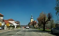 Centre with the Church of Saints Peter and Paul