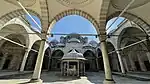 The mosque courtyard