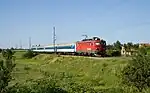 Serbian Railways' unrefurbished 441-704 between Subotica and Novi Sad