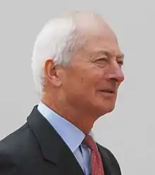 A photo of Hans-Adam II aged 68