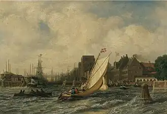 Copenhagen Harbor of 1868