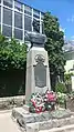 Bust of Amet-khan on the street bearing his name in Alupka