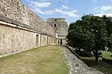 Nunnery Quadrangle and the Pyramid of the Magician