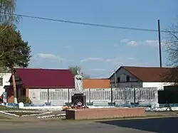 A monument in Kambarka to the warriors fallen in the Great Patriotic War