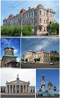 Shumovs Merchants' House, Museum "Church of the Decembrists", Pedagogical Institute Chita, Airport, Cathedral of the Kazan Icon of the Mother of God