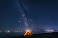 Lake Sivash at night, Kherson