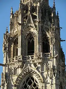 Detail of the North Tower of Chartres Cathedral (1507–1513)