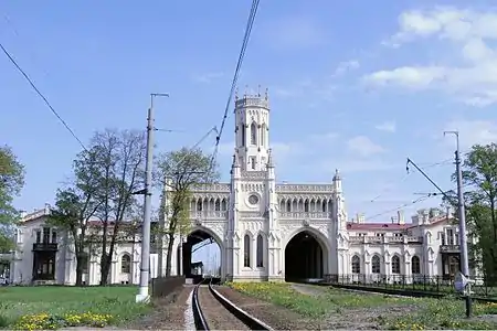 New Peterhof railway station [ru], Peterhof, Russia (1857)