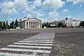 Krasna Square and Shevchenko Theatre